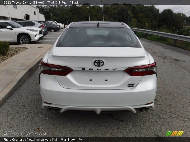 Wind Chill Pearl / Black 2022 Toyota Camry XSE AWD