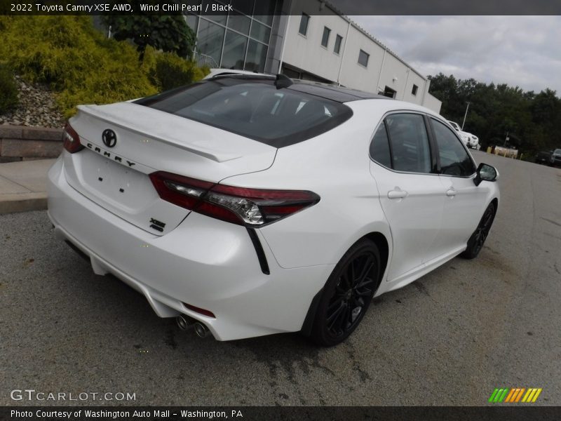 Wind Chill Pearl / Black 2022 Toyota Camry XSE AWD