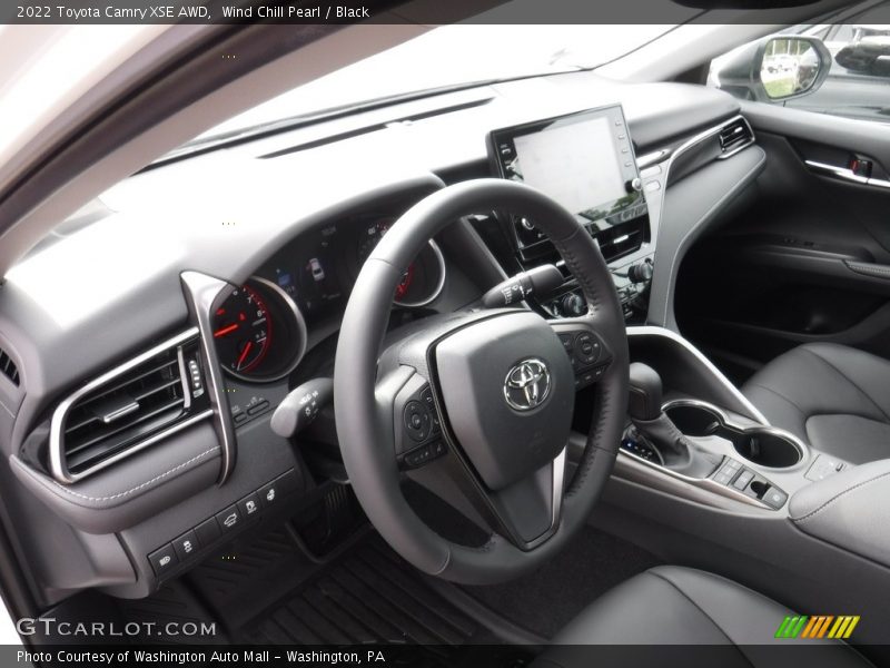 Wind Chill Pearl / Black 2022 Toyota Camry XSE AWD