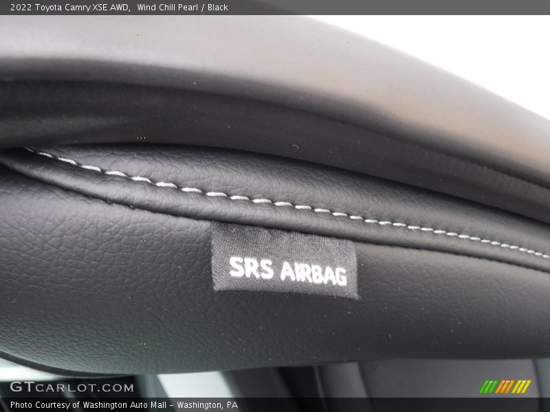 Wind Chill Pearl / Black 2022 Toyota Camry XSE AWD
