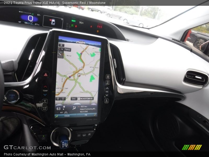 Navigation of 2021 Prius Prime XLE Hybrid