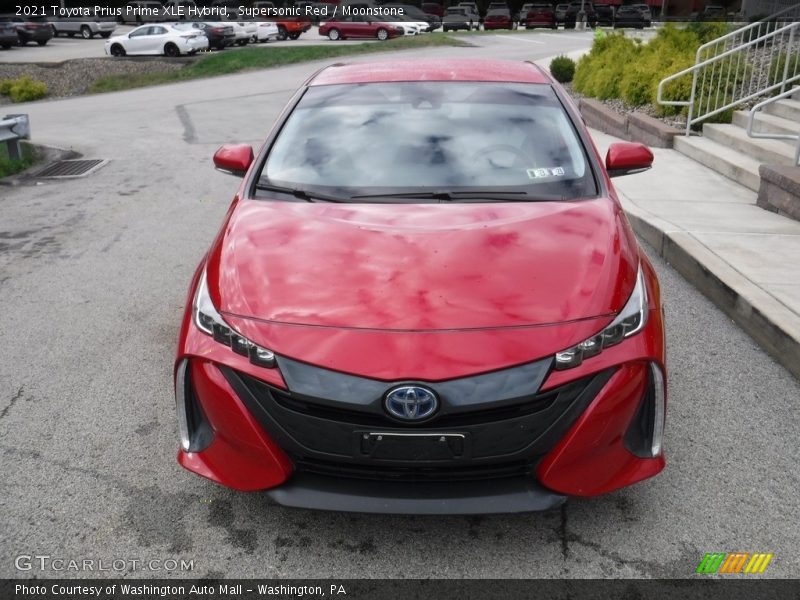 Supersonic Red / Moonstone 2021 Toyota Prius Prime XLE Hybrid