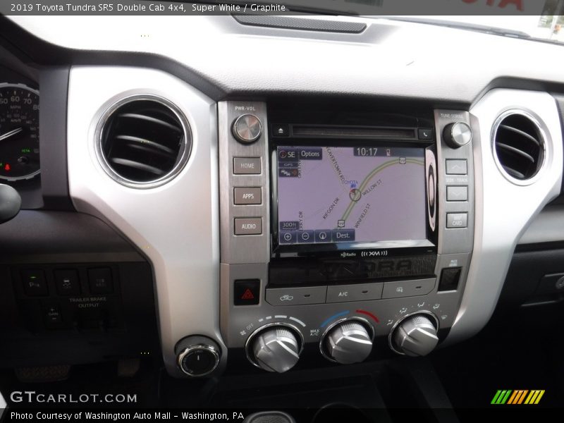 Super White / Graphite 2019 Toyota Tundra SR5 Double Cab 4x4