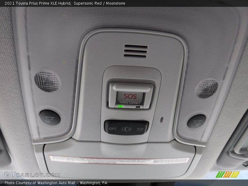 Supersonic Red / Moonstone 2021 Toyota Prius Prime XLE Hybrid