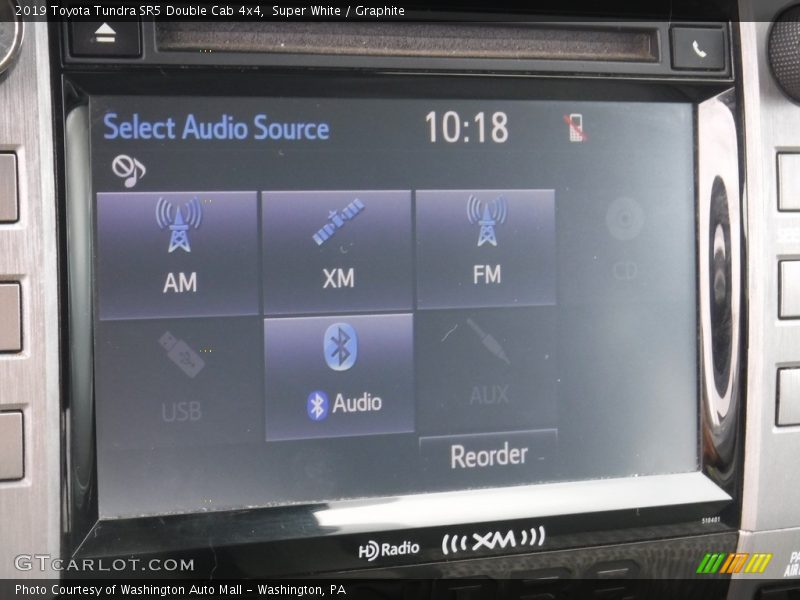 Super White / Graphite 2019 Toyota Tundra SR5 Double Cab 4x4