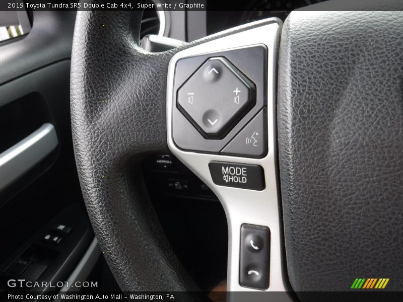 Super White / Graphite 2019 Toyota Tundra SR5 Double Cab 4x4