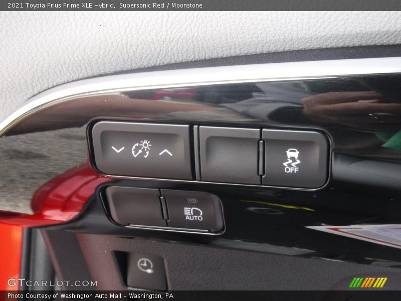 Controls of 2021 Prius Prime XLE Hybrid