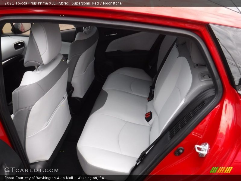 Rear Seat of 2021 Prius Prime XLE Hybrid