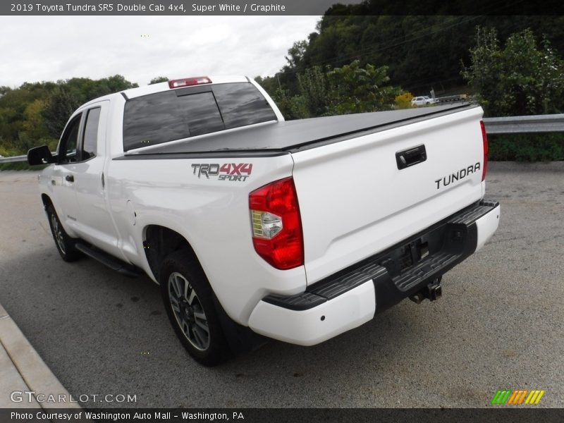 Super White / Graphite 2019 Toyota Tundra SR5 Double Cab 4x4