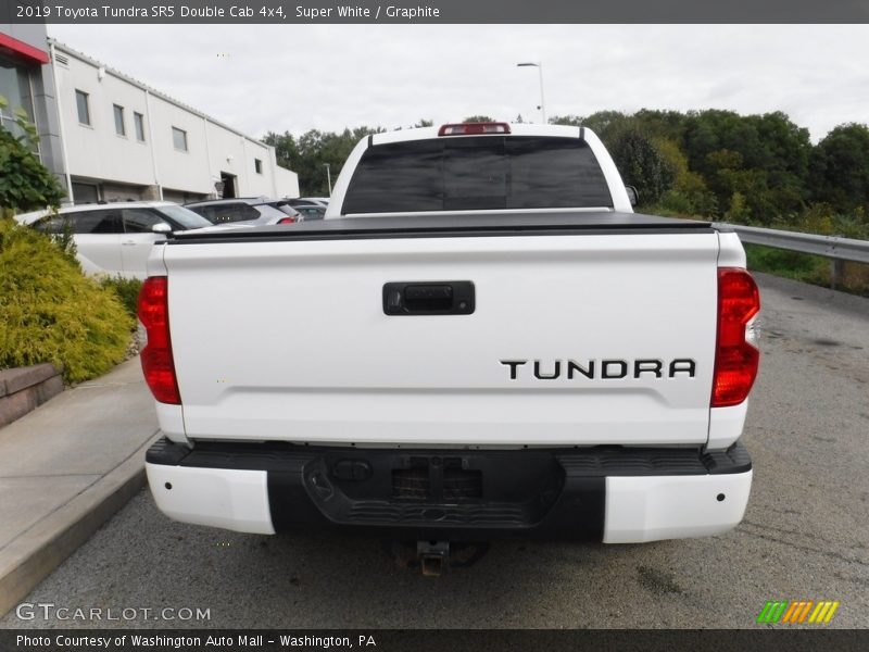 Super White / Graphite 2019 Toyota Tundra SR5 Double Cab 4x4