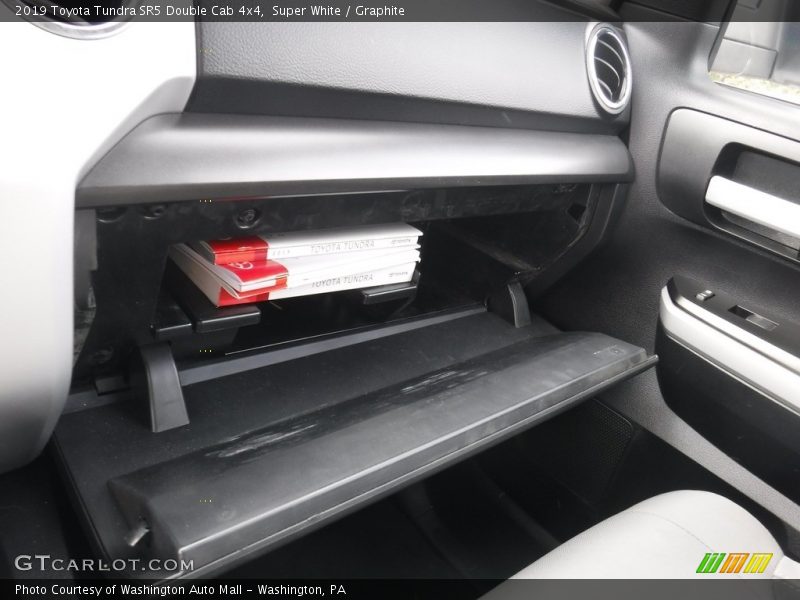Super White / Graphite 2019 Toyota Tundra SR5 Double Cab 4x4