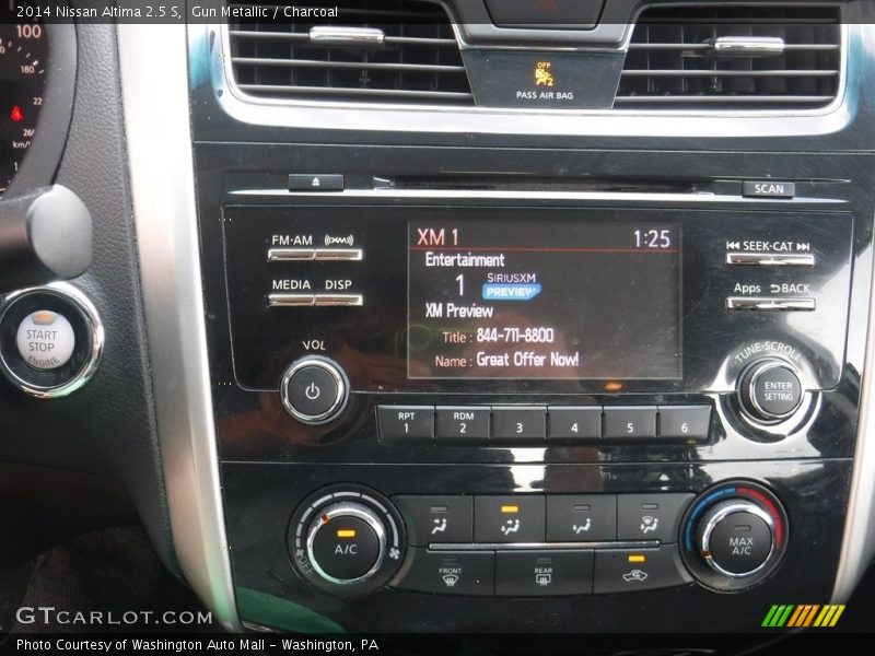 Gun Metallic / Charcoal 2014 Nissan Altima 2.5 S