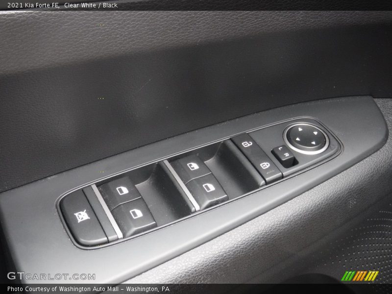 Clear White / Black 2021 Kia Forte FE