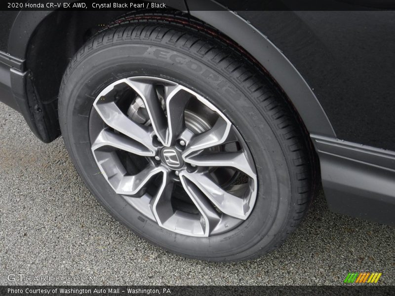 Crystal Black Pearl / Black 2020 Honda CR-V EX AWD