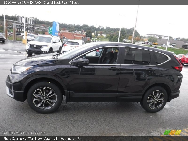 Crystal Black Pearl / Black 2020 Honda CR-V EX AWD