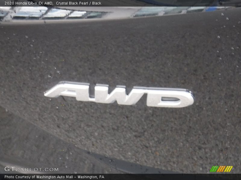 Crystal Black Pearl / Black 2020 Honda CR-V EX AWD