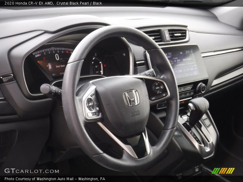 Crystal Black Pearl / Black 2020 Honda CR-V EX AWD
