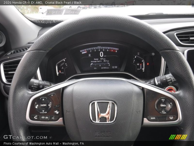 Crystal Black Pearl / Black 2020 Honda CR-V EX AWD
