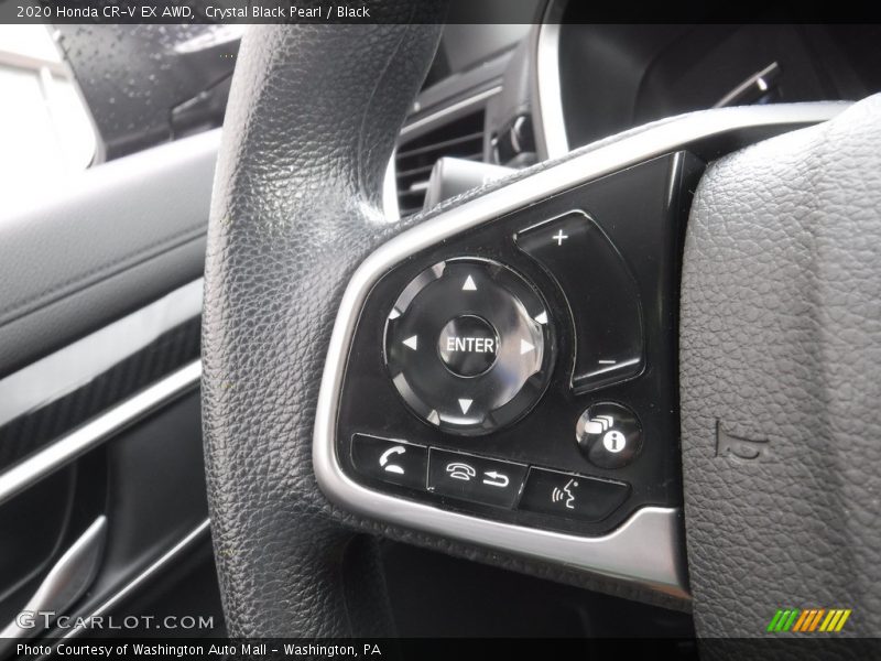 Crystal Black Pearl / Black 2020 Honda CR-V EX AWD