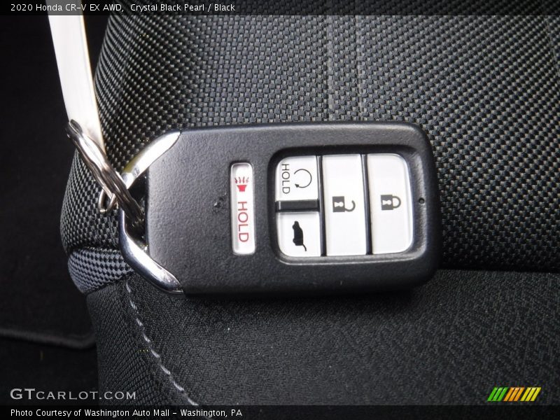 Crystal Black Pearl / Black 2020 Honda CR-V EX AWD
