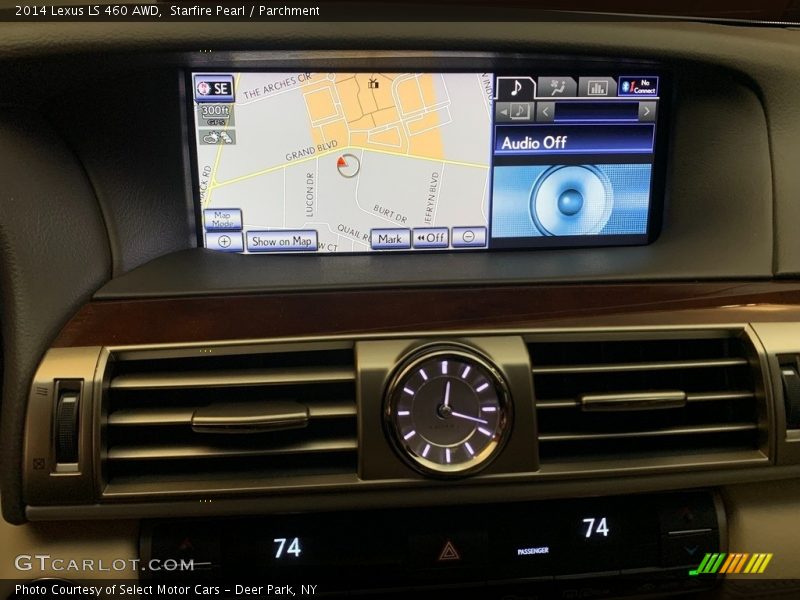 Starfire Pearl / Parchment 2014 Lexus LS 460 AWD