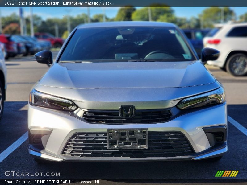 Lunar Silver Metallic / Black 2022 Honda Civic Sport Sedan