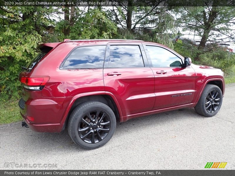 Velvet Red Pearl / Black 2020 Jeep Grand Cherokee Altitude 4x4