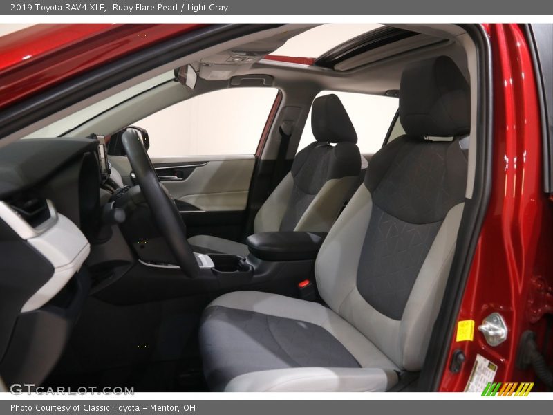 Ruby Flare Pearl / Light Gray 2019 Toyota RAV4 XLE