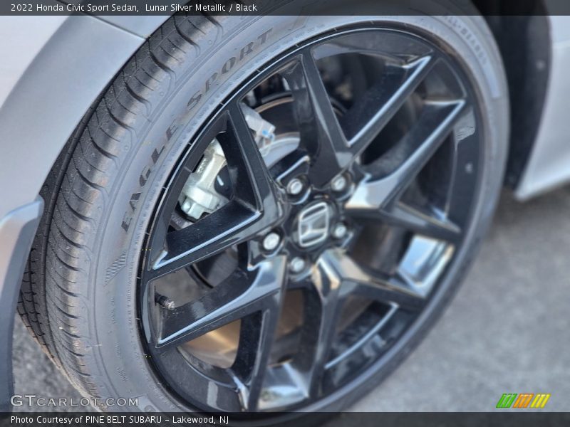 Lunar Silver Metallic / Black 2022 Honda Civic Sport Sedan
