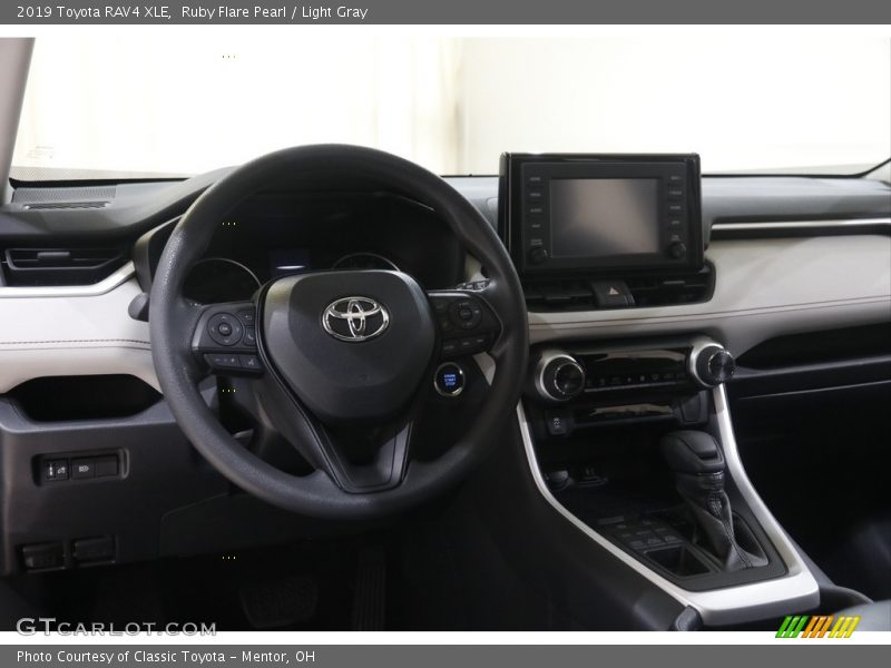 Ruby Flare Pearl / Light Gray 2019 Toyota RAV4 XLE