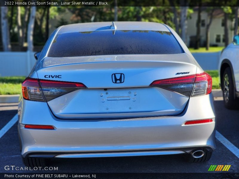 Lunar Silver Metallic / Black 2022 Honda Civic Sport Sedan