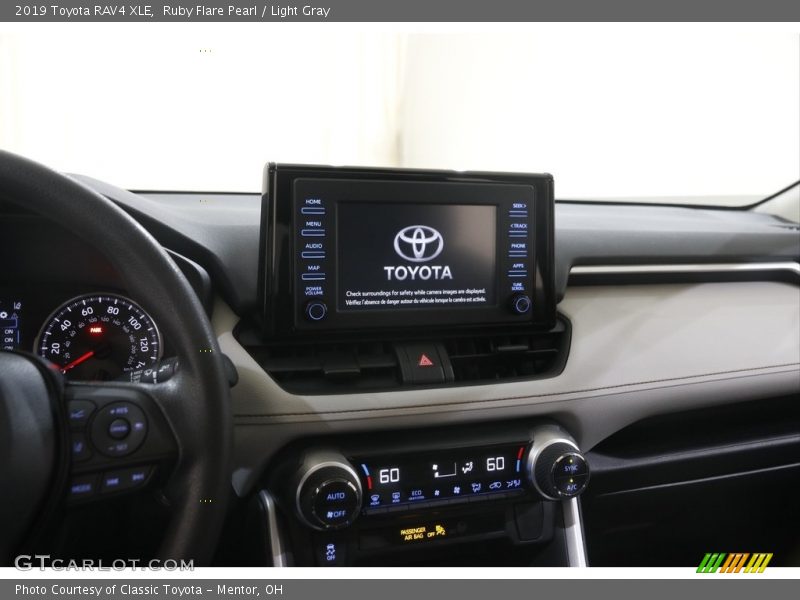 Ruby Flare Pearl / Light Gray 2019 Toyota RAV4 XLE