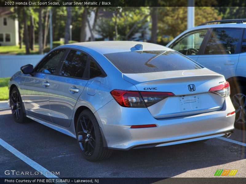 Lunar Silver Metallic / Black 2022 Honda Civic Sport Sedan