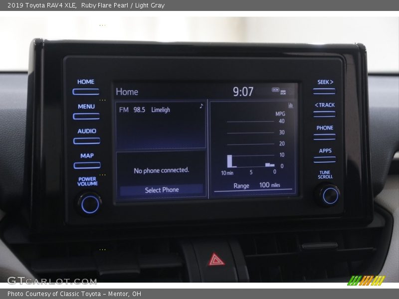 Ruby Flare Pearl / Light Gray 2019 Toyota RAV4 XLE