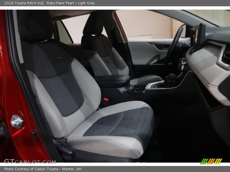 Ruby Flare Pearl / Light Gray 2019 Toyota RAV4 XLE
