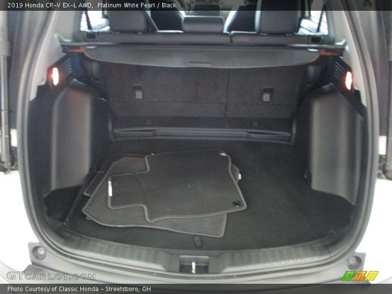 Platinum White Pearl / Black 2019 Honda CR-V EX-L AWD