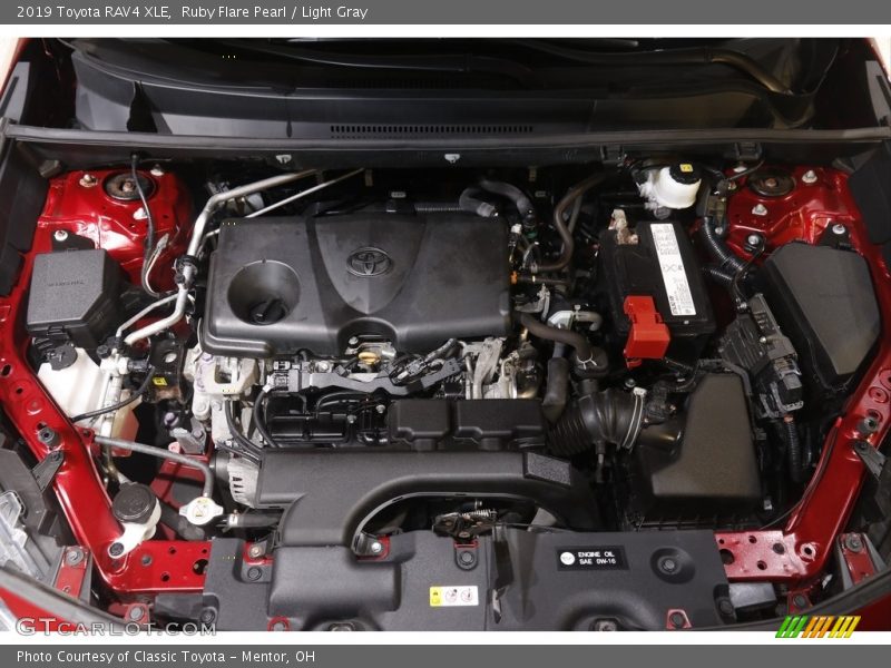 Ruby Flare Pearl / Light Gray 2019 Toyota RAV4 XLE