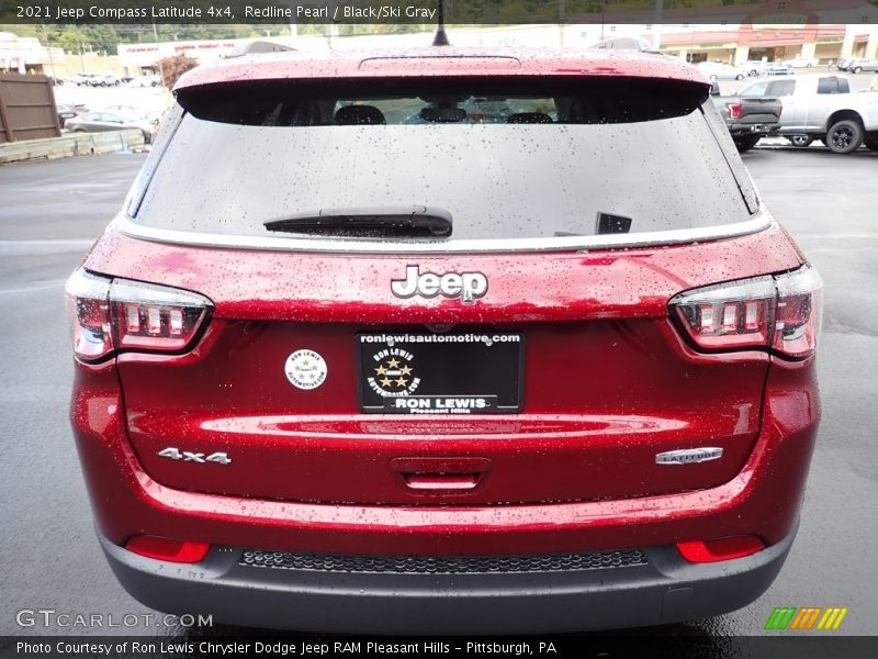 Redline Pearl / Black/Ski Gray 2021 Jeep Compass Latitude 4x4