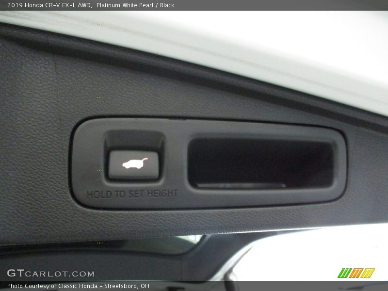 Platinum White Pearl / Black 2019 Honda CR-V EX-L AWD