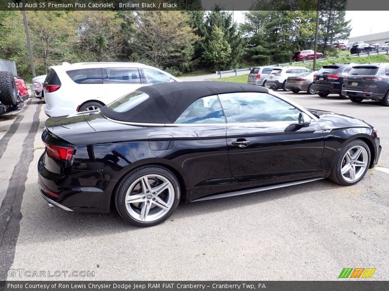 Brilliant Black / Black 2018 Audi S5 Premium Plus Cabriolet