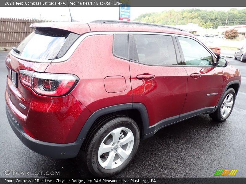 Redline Pearl / Black/Ski Gray 2021 Jeep Compass Latitude 4x4