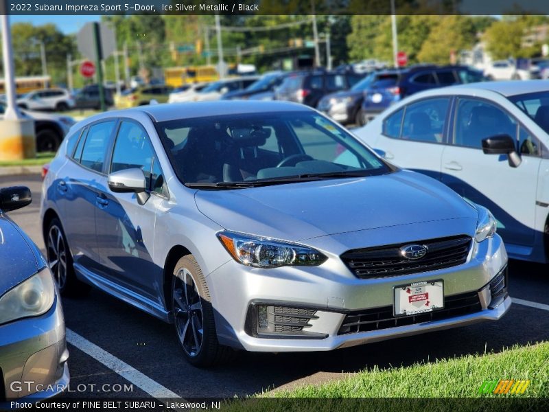 Ice Silver Metallic / Black 2022 Subaru Impreza Sport 5-Door