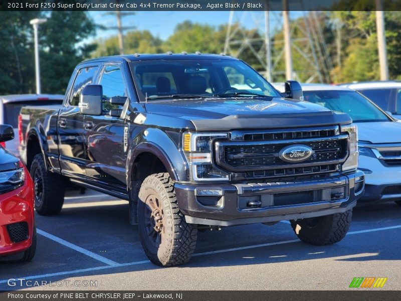 Agate Black / Black 2021 Ford F250 Super Duty Lariat Crew Cab 4x4 Tremor Package