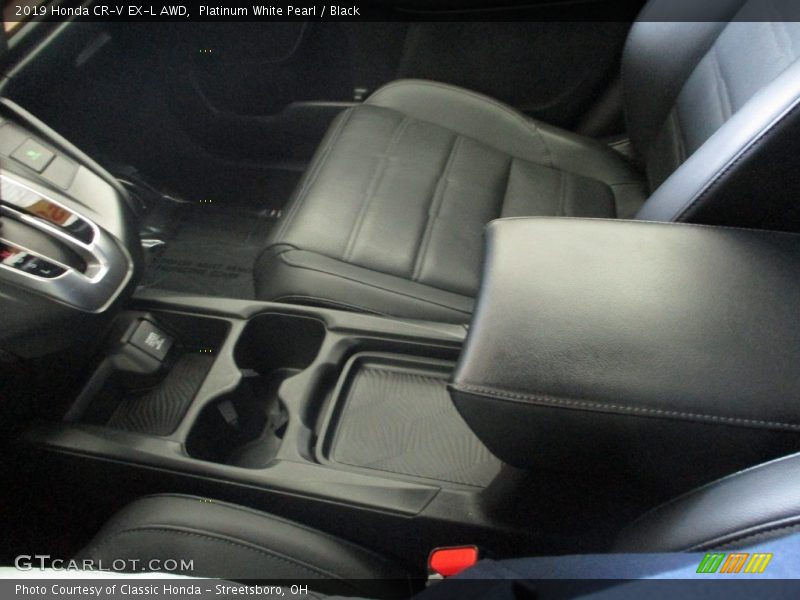 Platinum White Pearl / Black 2019 Honda CR-V EX-L AWD