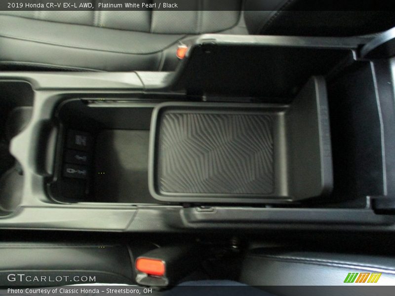 Platinum White Pearl / Black 2019 Honda CR-V EX-L AWD
