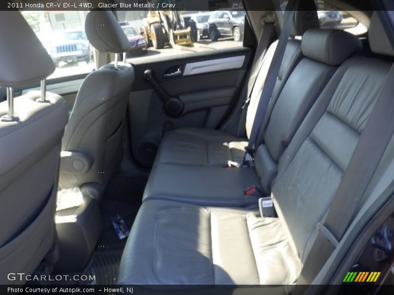 Glacier Blue Metallic / Gray 2011 Honda CR-V EX-L 4WD