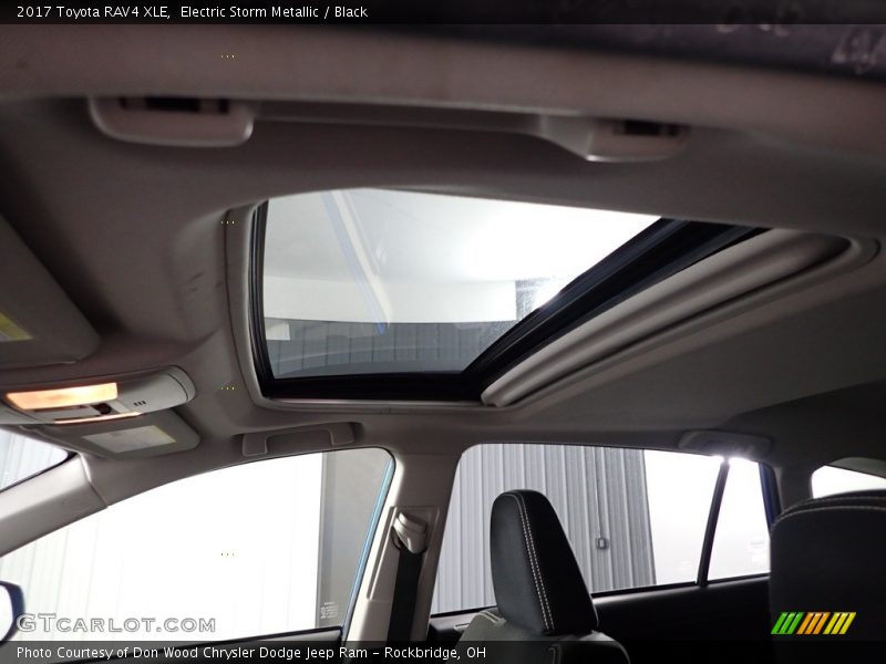 Electric Storm Metallic / Black 2017 Toyota RAV4 XLE