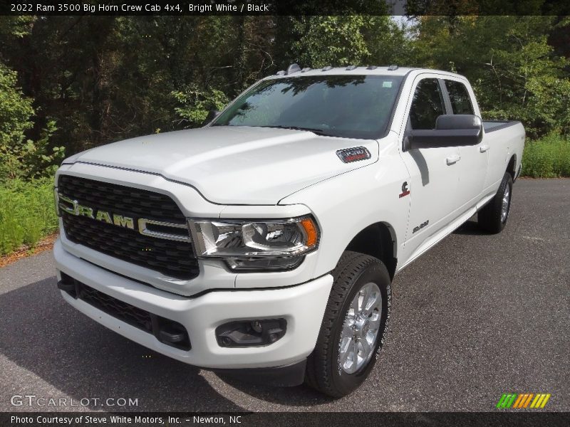 Bright White / Black 2022 Ram 3500 Big Horn Crew Cab 4x4