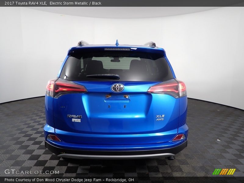 Electric Storm Metallic / Black 2017 Toyota RAV4 XLE