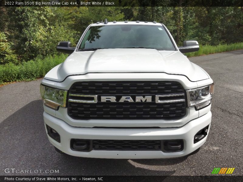 Bright White / Black 2022 Ram 3500 Big Horn Crew Cab 4x4